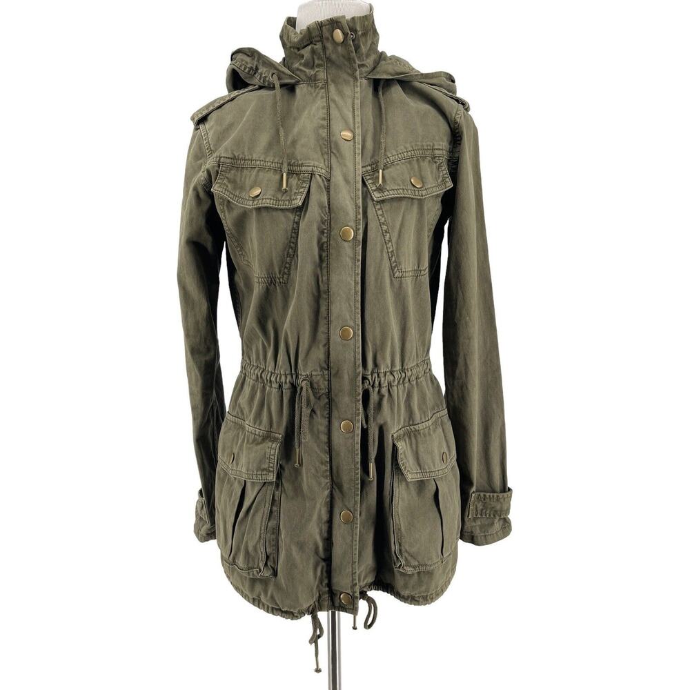 Aritzia Talula Women's Olive‎ Green Trooper Utility Jacket Size XXS